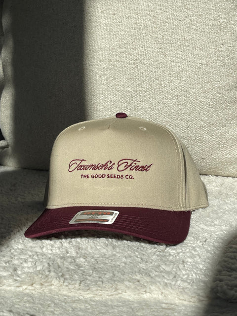 "Tecumseh's Finest" Trucker Hat in Maroon