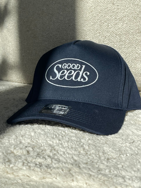 Good Seeds Classic Trucker Hat in Navy